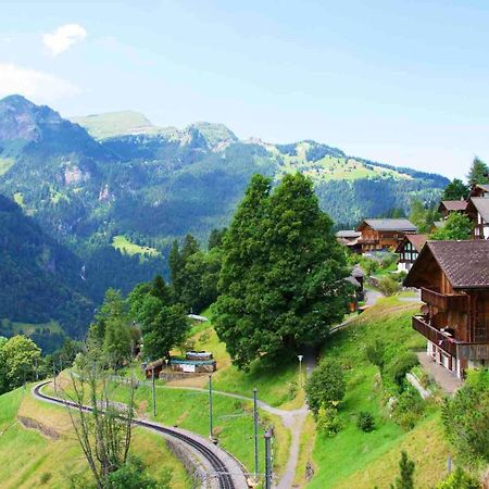 Апартаменты Holiday Flat #1, Chalet Aberot, Wengen, Switzerland Экстерьер фото