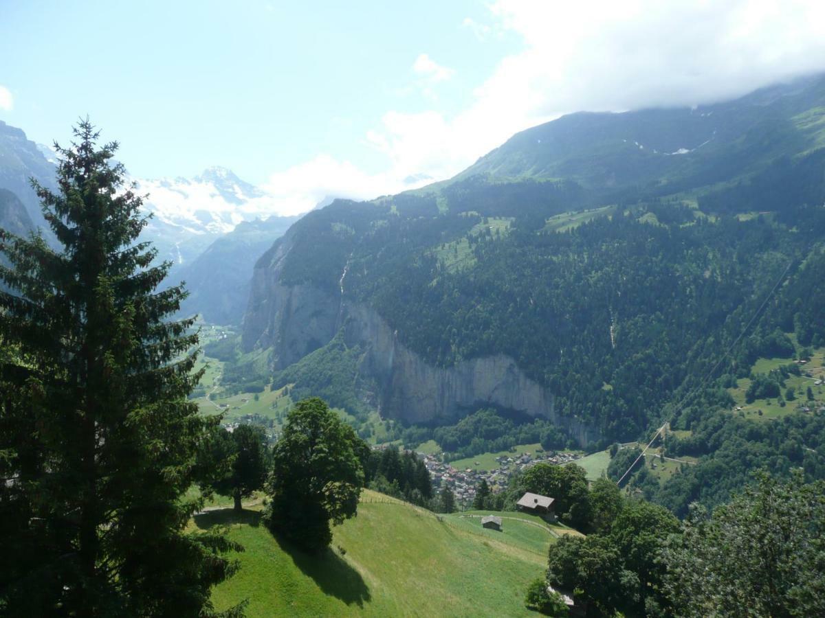 Holiday Flat #1, Chalet Aberot, Wengen, Switzerland Экстерьер фото