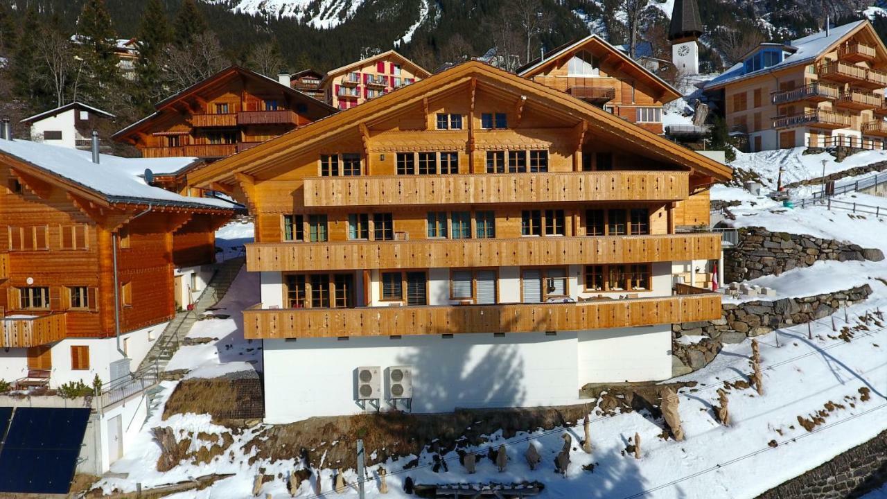 Holiday Flat #1, Chalet Aberot, Wengen, Switzerland Экстерьер фото